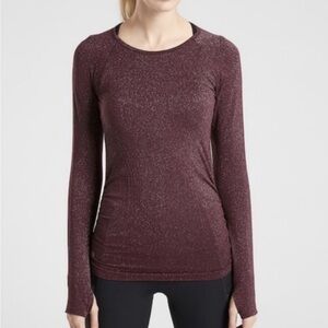 Athleta Speedlight Glow Long Sleeve Top